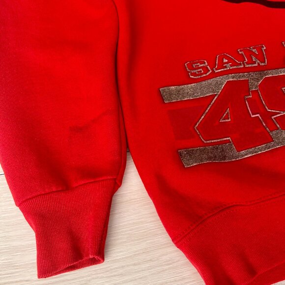 Vintage 90's San Francisco 49ers Front/Back Graphic Salem Crewneck UNISEX /M's M - Picture 11 of 15